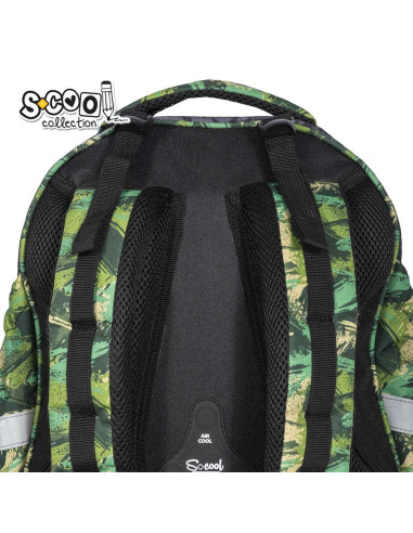 Ghiozdan anatomic DINO, 38x39x19.5 cm - S-COOL,SC2113