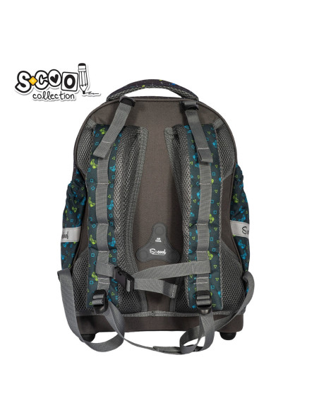 Ghiozdan anatomic GAME, 38x39x19.5 cm - S-COOL,SC2114