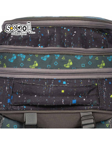 Ghiozdan anatomic GAME, 38x39x19.5 cm - S-COOL,SC2114