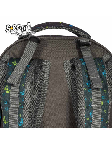 Ghiozdan anatomic GAME, 38x39x19.5 cm - S-COOL,SC2114