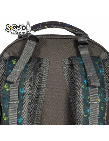Ghiozdan anatomic GAME, 38x39x19.5 cm - S-COOL,SC2114