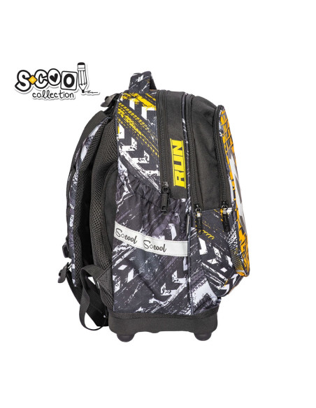 Ghiozdan anatomic FOOTBALL, 38x39x19.5 cm - S-COOL,SC2115