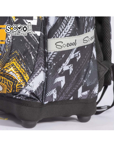 Ghiozdan anatomic FOOTBALL, 38x39x19.5 cm - S-COOL,SC2115