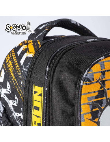 Ghiozdan anatomic FOOTBALL, 38x39x19.5 cm - S-COOL,SC2115