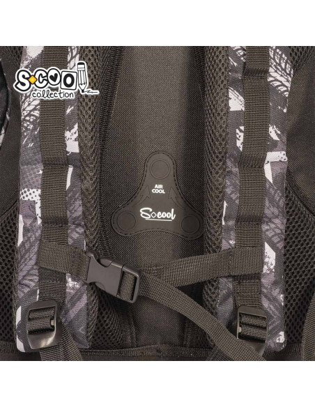 Ghiozdan anatomic FOOTBALL, 38x39x19.5 cm - S-COOL,SC2115