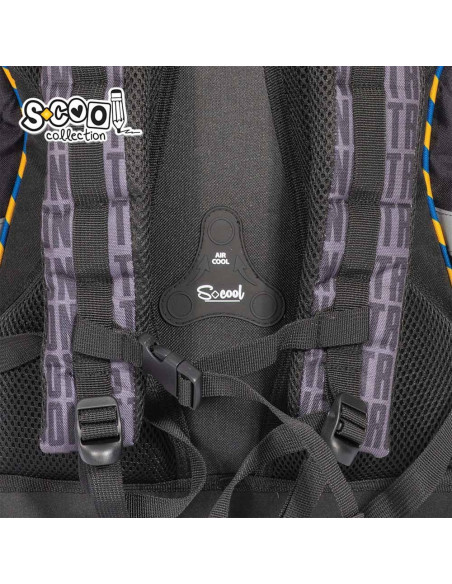 Ghiozdan anatomic POWER, 38x39x19.5 cm - S-COOL,SC2116