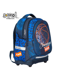 Ghiozdan anatomic BASKETBALL, 38x39x19.5 cm - S-COOL,SC2117 2