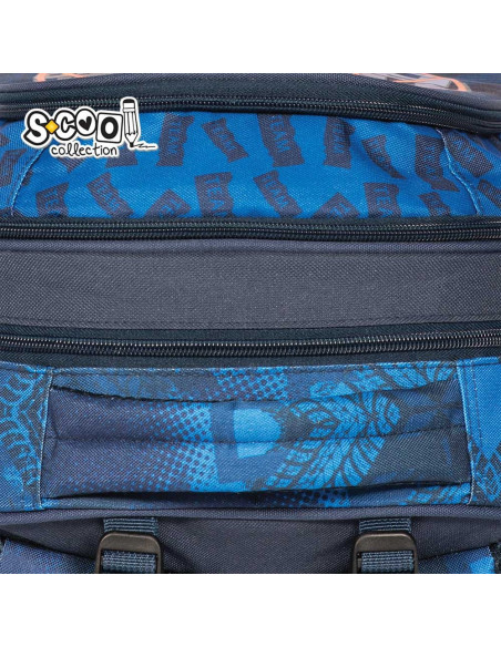 Ghiozdan anatomic BASKETBALL, 38x39x19.5 cm - S-COOL,SC2117