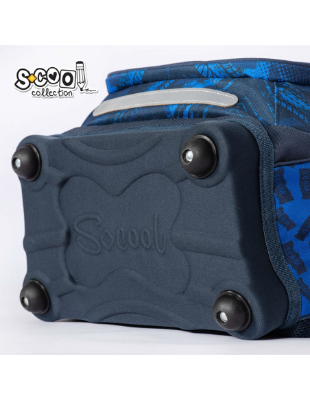 Ghiozdan anatomic BASKETBALL, 38x39x19.5 cm - S-COOL,SC2117