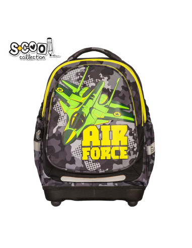 Ghiozdan anatomic AIR FORCE, 38x39x19.5 cm - S-COOL,SC2118