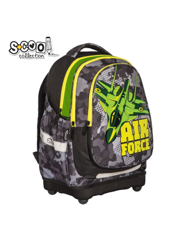 Ghiozdan anatomic AIR FORCE, 38x39x19.5 cm - S-COOL,SC2118