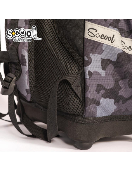 Ghiozdan anatomic AIR FORCE, 38x39x19.5 cm - S-COOL,SC2118