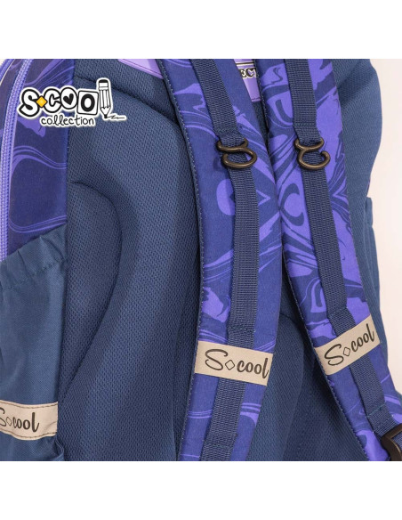 Ghiozdan anatomic LIGHT CARPE DIEM, 41x28x21 cm S-COOL,SC2155