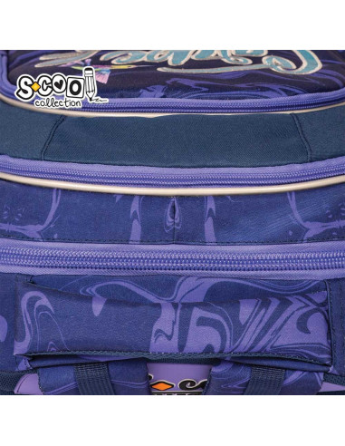 Ghiozdan anatomic LIGHT CARPE DIEM, 41x28x21 cm S-COOL,SC2155