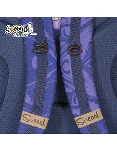 Ghiozdan anatomic LIGHT CARPE DIEM, 41x28x21 cm S-COOL,SC2155