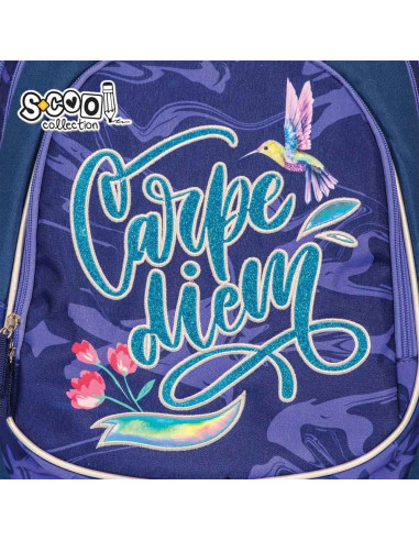 Ghiozdan anatomic LIGHT CARPE DIEM, 41x28x21 cm S-COOL,SC2155