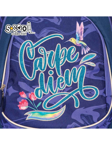 Ghiozdan anatomic LIGHT CARPE DIEM, 41x28x21 cm S-COOL,SC2155