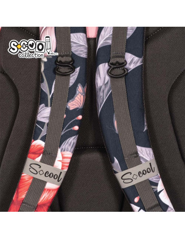 Ghiozdan anatomic LIGHT GLAM, 41x28x21 cm S-COOL,SC2156