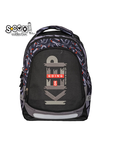 Ghiozdan anatomic LIGHT KEEP GOING ON, 41x28x21 cm S-COOL,SC2159