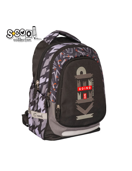 Ghiozdan anatomic LIGHT KEEP GOING ON, 41x28x21 cm S-COOL,SC2159