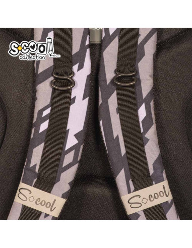 Ghiozdan anatomic LIGHT KEEP GOING ON, 41x28x21 cm S-COOL,SC2159