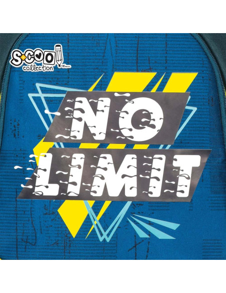 Ghiozdan anatomic LIGHT NO LIMIT, 41x28x21 cm S-COOL,SC2160