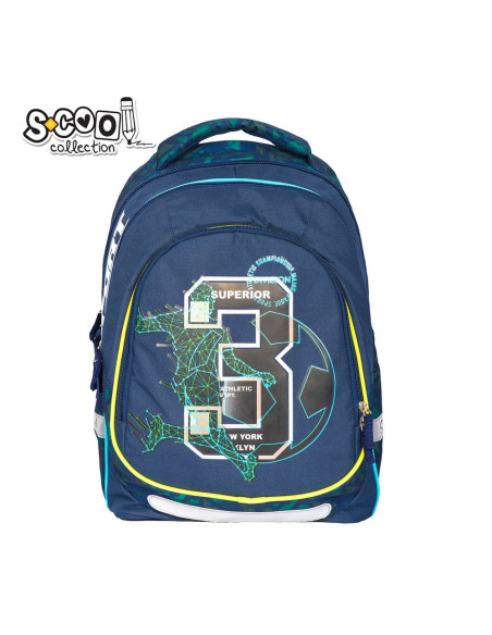 Ghiozdan anatomic LIGHT SUPERIOR, 41x28x21 cm S-COOL,SC2161 Ghiozdan anatomic LIGHT SUPERIOR, 41x28x21 cm S-COOL,SC2161