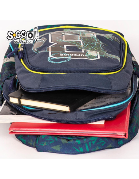 Ghiozdan anatomic LIGHT SUPERIOR, 41x28x21 cm S-COOL,SC2161 Ghiozdan anatomic LIGHT SUPERIOR, 41x28x21 cm S-COOL,SC2161