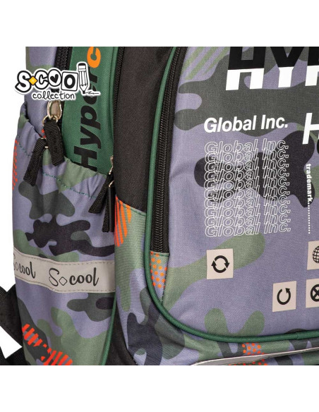 Ghiozdan anatomic LIGHT HYPE, 41x28x21 cm S-COOL,SC2162 Ghiozdan anatomic LIGHT HYPE, 41x28x21 cm S-COOL,SC2162