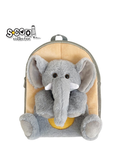 Ghiozdan gradinita BABY ANIMALS, ELEPHANT, 23x8x28 cm -