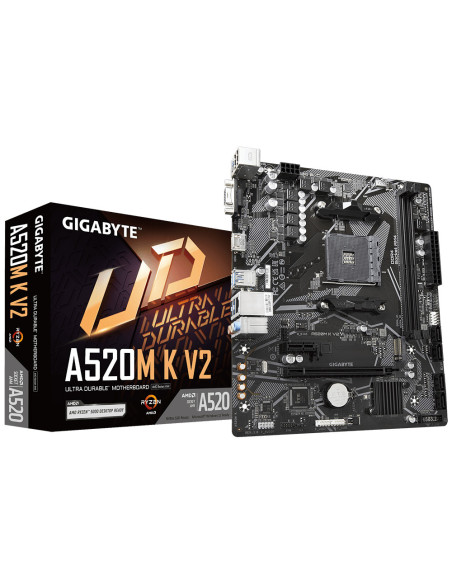 Placa de baza Gigabyte A520M K V2 AM4, 2x DDR4, 1x HDMI, 1x Placa de baza Gigabyte A520M K V2 AM4, 2x DDR4, 1x HDMI, 1x