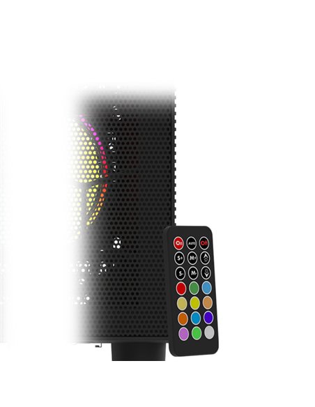 Carcasa Aqirys Naos Pro Mid Tower,  3x bays 3.5", 2x bays 2.5", panou lateral tempered glass, 4 ventilatoare incluse, 12 ventila