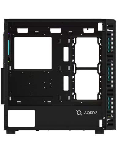 Carcasa Aqirys Naos Pro Mid Tower,  3x bays 3.5", 2x bays 2.5", panou lateral tempered glass, 4 ventilatoare incluse, 12 ventila