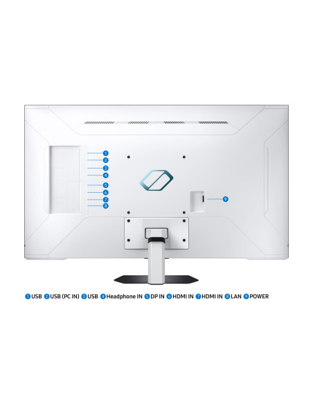 MONITOR SAMSUNG LS43CG700NUXEN 43 inch, Panel Type  VA, Backlight  LED backlight, Resolution  3840x2160, Aspect Ratio  16 9,  Re