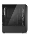 Carcasa Sharkoon TK5M RGB, 7 sloturi expansiune, tempered glass, 3x ventilatoare 120mm preinstalate