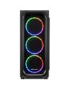 Carcasa Sharkoon TK5M RGB, 7 sloturi expansiune, tempered glass, 3x ventilatoare 120mm preinstalate