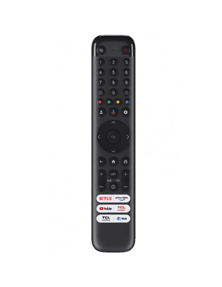 Smart TV TCL  43C645 (Model 2023) 43"(108CM), QLED 4K UHD, Brushed titanium metal front, Flat, Google TV, Mirroring iOS/Android,