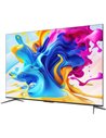 Smart TV TCL  55C645 (Model 2023) 55"(139CM), QLED 4K UHD, Brushed titanium metal front, Flat, Google TV, Mirroring iOS/Android,