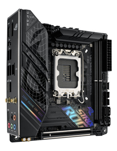 Placa de baza Asus ROG STRIX B760-I LGA1700, 2x DDR5, 1x DisplayPort, 1x HDMI, 1x PCIe x16, 2x M.2, 4x SATA 6Gbps, WIFI 6E, 2.5