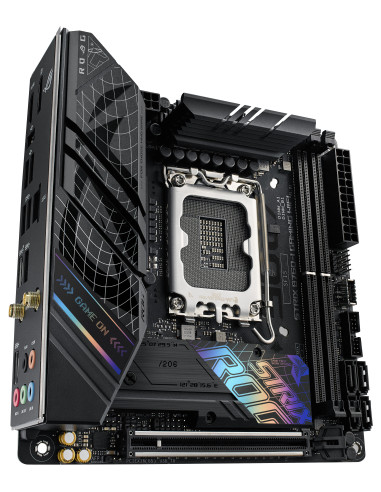 Placa de baza Asus ROG STRIX B760-I LGA1700, 2x DDR5, 1x DisplayPort, 1x HDMI, 1x PCIe x16, 2x M.2, 4x SATA 6Gbps, WIFI 6E, 2.5