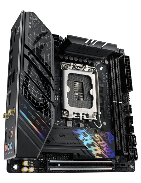 Placa de baza Asus ROG STRIX B760-I LGA1700, 2x DDR5, 1x DisplayPort, 1x HDMI, 1x PCIe x16, 2x M.2, 4x SATA 6Gbps, WIFI 6E, 2.5