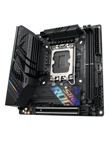 Placa de baza Asus ROG STRIX B760-I LGA1700, 2x DDR5, 1x DisplayPort, 1x HDMI, 1x PCIe x16, 2x M.2, 4x SATA 6Gbps, WIFI 6E, 2.5