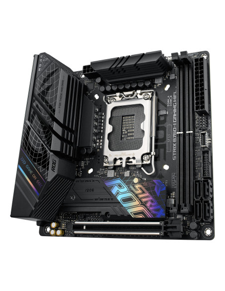 Placa de baza Asus ROG STRIX B760-I LGA1700, 2x DDR5, 1x DisplayPort, 1x HDMI, 1x PCIe x16, 2x M.2, 4x SATA 6Gbps, WIFI 6E, 2.5