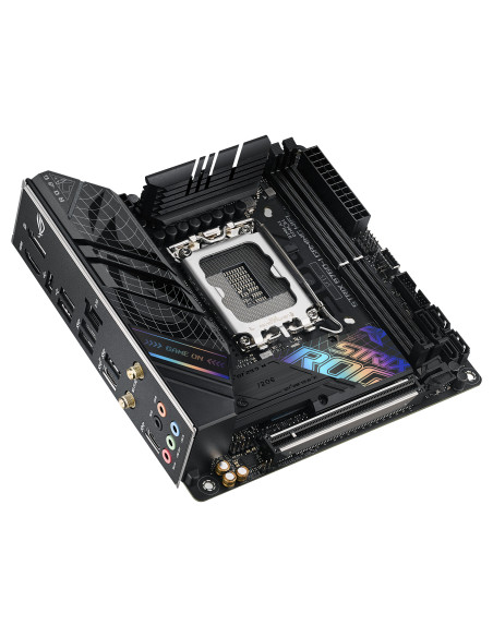 Placa de baza Asus ROG STRIX B760-I LGA1700, 2x DDR5, 1x DisplayPort, 1x HDMI, 1x PCIe x16, 2x M.2, 4x SATA 6Gbps, WIFI 6E, 2.5