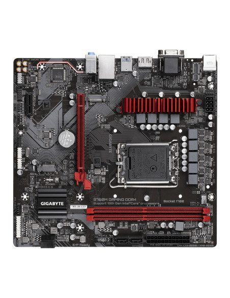 Placa de baza GIGABYTE B760M Gaming LGA1700, 2x DDR4, 1x D-Sub, 1x HDMI, 1x DisplayPort, 1x PCIe x16, 1x PCIe x1, 2x M.2, 4x SAT Placa de baza GIGABYTE B760M Gaming LGA1700, 2x DDR4, 1x D-Sub, 1x HDMI, 1x DisplayPort, 1x PCIe x16, 1x PCIe x1, 2x M.2, 4x SAT