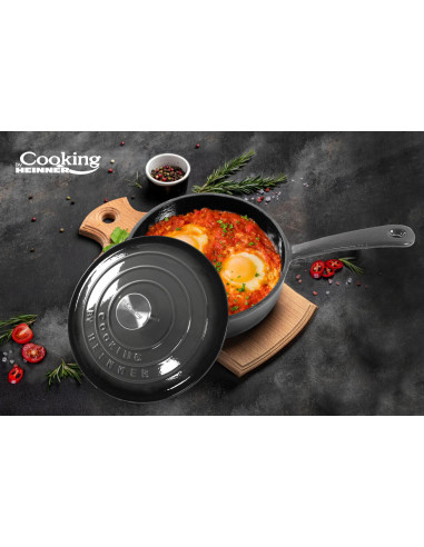 TIGAIE ADANCA FONTA EMAILATA + CAPAC 24 X 8 CM, 2.5 L, MARBLE TIGAIE ADANCA FONTA EMAILATA + CAPAC 24 X 8 CM, 2.5 L, MARBLE