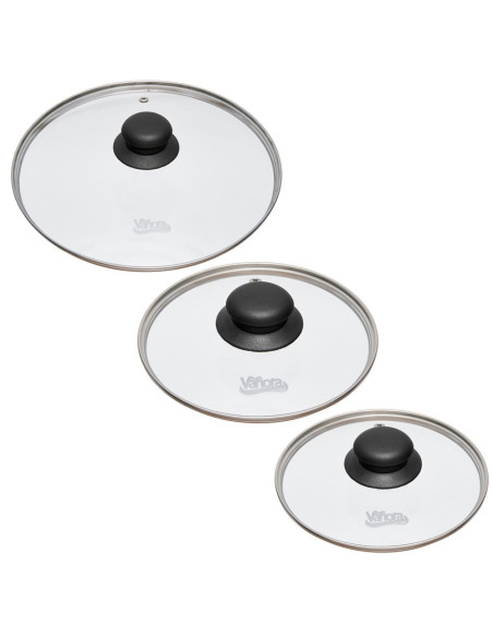 SET 3 CAPACE,STICLA,22/20/18 CM, VANORA,VN-SYN-CAPM