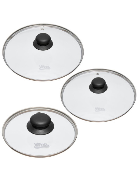SET 3 CAPACE,STICLA,24/22/20 CM, VANORA,VN-SYN-CAPL