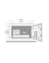 Seif Yale standard rezidential mini YSV/170, Se livreaza cu 2