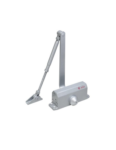 Amortizor hidraulic cu brat SA-5012AW-sv, culoare argintie